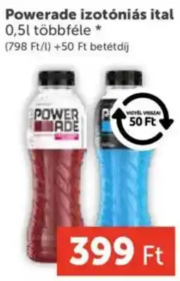 PRIVÁT Powerade izotóniás ital ajánlat