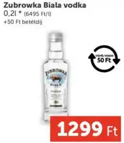 PRIVÁT Zubrowka Biala vodka ajánlat
