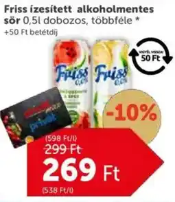 PRIVÁT Friss ízesített alkoholmentes sör ajánlat