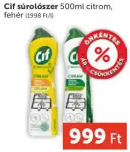 PRIVÁT Cif súrolószer ajánlat