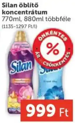 PRIVÁT Silan öblítő koncentrátum ajánlat