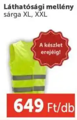 PRIVÁT Láthatósági mellény ajánlat