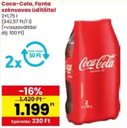 Spar Coca-Cola, Fanta szénsavas üdítőital ajánlat