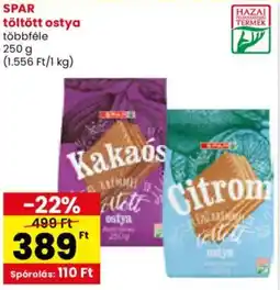 Spar SPAR töltött ostya ajánlat