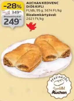 Auchan Auchan Kedvenc diós kifli ajánlat