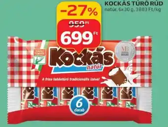 Auchan Kockás túró rúd ajánlat