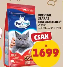 PENNY Prevital száraz macskaeledel ajánlat