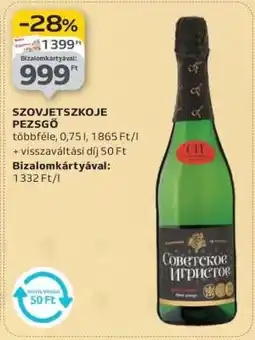Auchan SZOVJETSZKOJE Pezsgő ajánlat