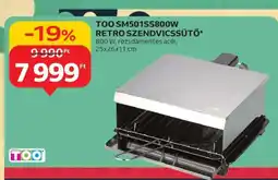 Auchan TOO SM501SS800W RETRO SZENDVICSSÜTŐ ajánlat