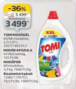 Auchan TOMI Mosógél ajánlat
