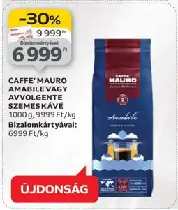 Auchan CAFFE’ MAURO AMABILE VAGY AVVOLGENTE SZEMES KÁVÉ ajánlat