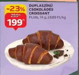 Auchan Duplaszínű Csokoládés Croissant ajánlat