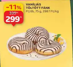 Auchan VANÍLIÁS TÖLTÖTT FÁNK ajánlat