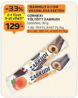 Auchan Cornexi töltött zabrudi ajánlat