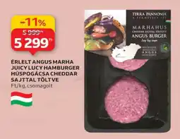 Auchan Érlelt Angus Marha Juicy Lucy Hamburger ajánlat