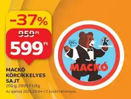 Auchan MACKÓ KÖRCIKKELYES SAJT ajánlat
