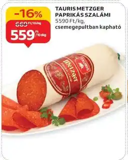 Auchan Tauris Metzger Paprikás Szalámi ajánlat