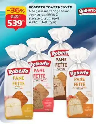 Auchan ROBERTO TOAST KENYÉR ajánlat