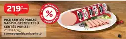 Auchan PICK Sertés Párizsi vagy Füst ízesítésű Sertés Párizsi ajánlat