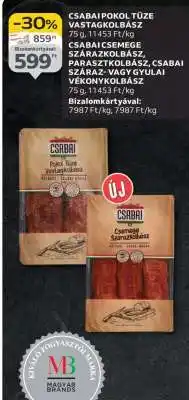 Auchan CSABAI POKOL TÜZE VASTAGKOLBÁSZ ajánlat