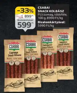Auchan CSABAI SNACK KOLBÁSZ ajánlat