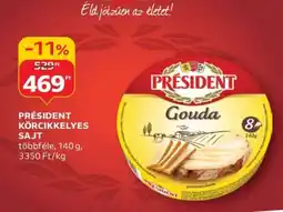Auchan PRÉSIDENT KÖRCIKKELYES SAJT ajánlat