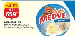 Auchan MEDVE ÓRIÁS KÖRCIKKELYES SAJT ajánlat