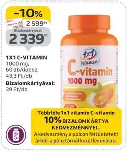 Auchan 1X1 C-VITAMIN ajánlat