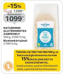 Auchan NATURMIND GLUTÉNMENTES ZABPEHELY ajánlat