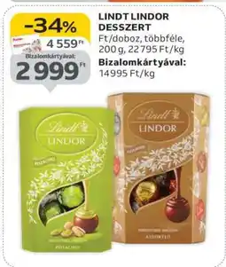 Auchan Lindt Lindor desszert ajánlat