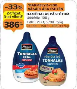 Auchan Hamé halas pástétom ajánlat