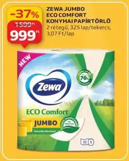 Auchan ZEWA JUMBO ECO COMFORT KONYHAI PAPÍRTÖRLŐ ajánlat