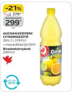Auchan Auchan Kedvenc Citromízésítő ajánlat