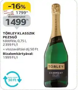 Auchan Törley Klasszik Pezsgő ajánlat