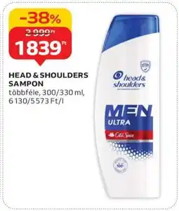 Auchan HEAD & SHOULDERS Sampon ajánlat