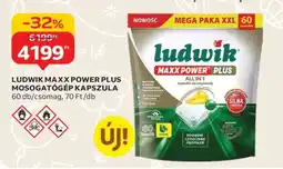 Auchan LUDWIK MAXX POWER PLUS MOSOGATÓGÉP KAPSZULA ajánlat