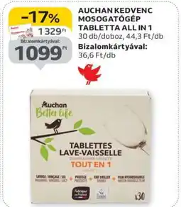 Auchan AUCHAN KEDVENC MOSOGATÓGÉP TABLETTA ALL IN 1 ajánlat