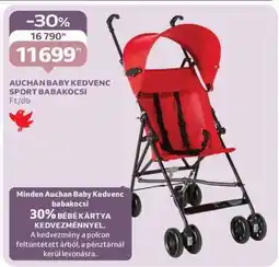 Auchan AUCHAN BABY KEDVENC SPORT BABAKOCSI ajánlat
