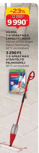 Auchan Vileda 1-2 Spray Max Lapos Felmosó ajánlat