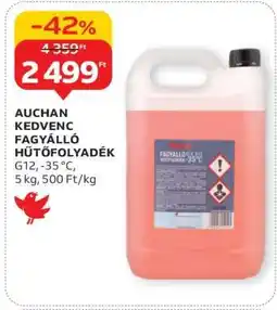 Auchan AUCHAN KEDVENC FAGYÁLLÓ HŰTŐFOLYADÉK ajánlat