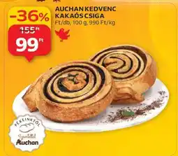 Auchan Auchan Kedvenc Kakaós Csiga ajánlat