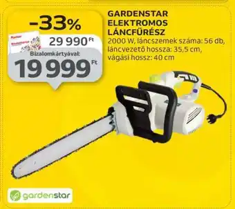 Auchan GARDENSTAR ELEKTROMOS LÁNCFŰRÉSZ ajánlat