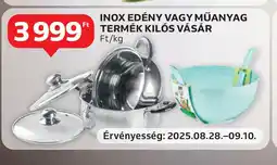 Auchan Inox edény vagy műanyag termék kils vásár ajánlat