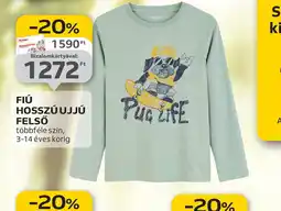 Auchan Fiú hosszú ujjú felső ajánlat