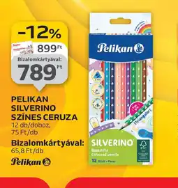 Auchan Pelikan Silverino Színes Ceruza ajánlat
