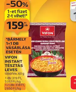 Auchan Vifon Instant Tésztás Leves ajánlat