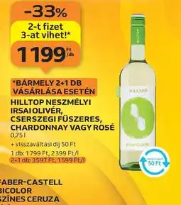 Auchan Hilltop Neszmélyi Irsai Olivér ajánlat