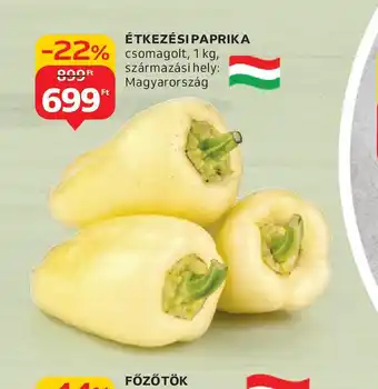 Auchan Étkezési Paprika ajánlat