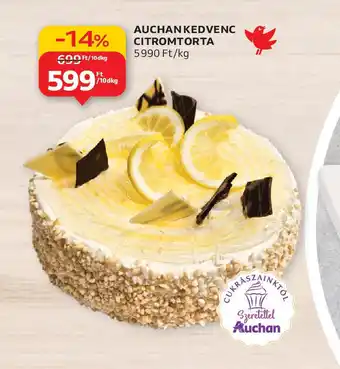 Auchan Auchan Kedvenc Citromtorta ajánlat