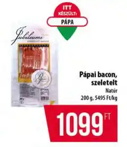 Coop Pápai bacon, szeletelt ajánlat
